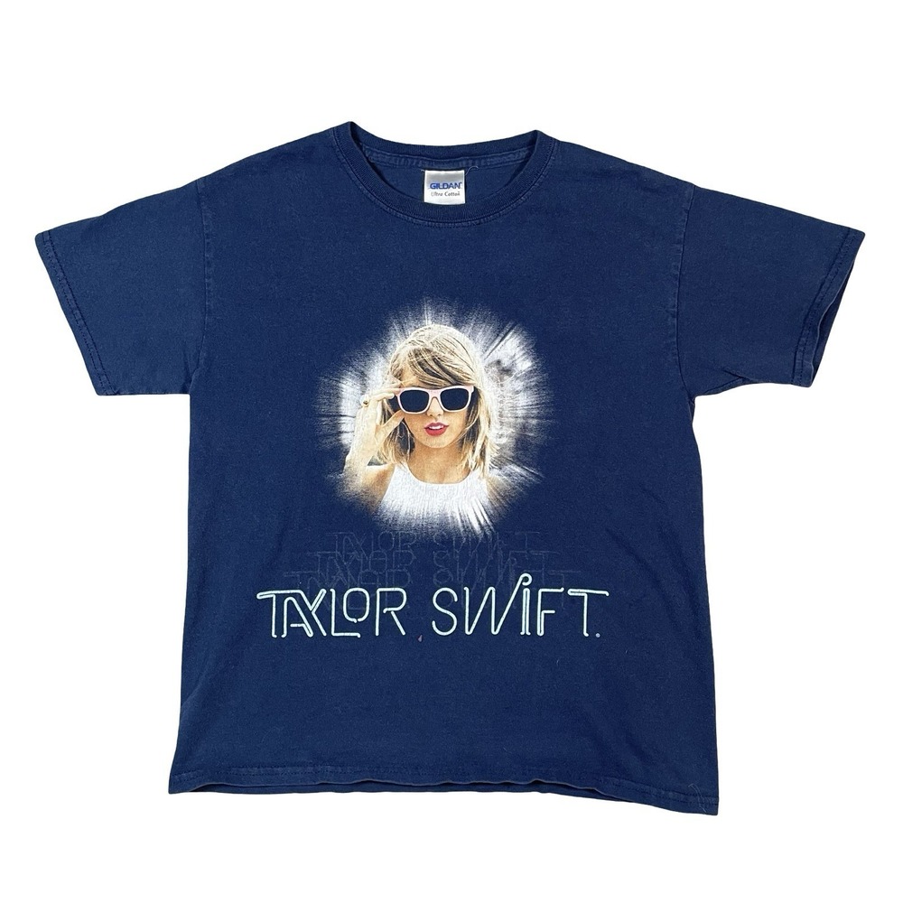 Taylor Swift 1989 World Tour T-Shirt Womens‎ S Navy Concert Tee Graphic Merch
